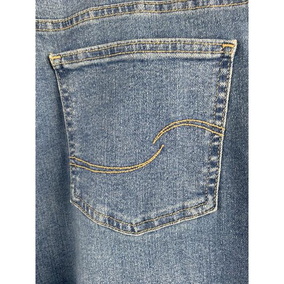 Levi's Signature Heritage Jeans Womens 18 High Rise Straight Distressed Denim - Picture 6 of 9